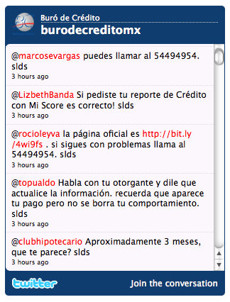 Buro de Credito en Twitter